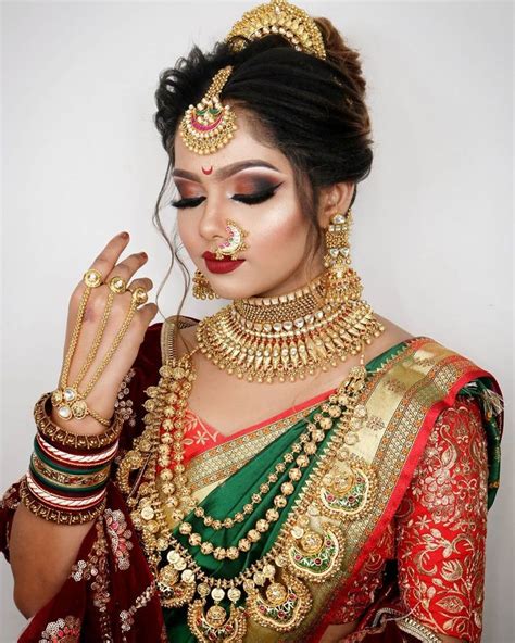 Atul Khaire On Instagram “makeupandhair Aturen Makeup Artist Model Amisha Khaire” Indian