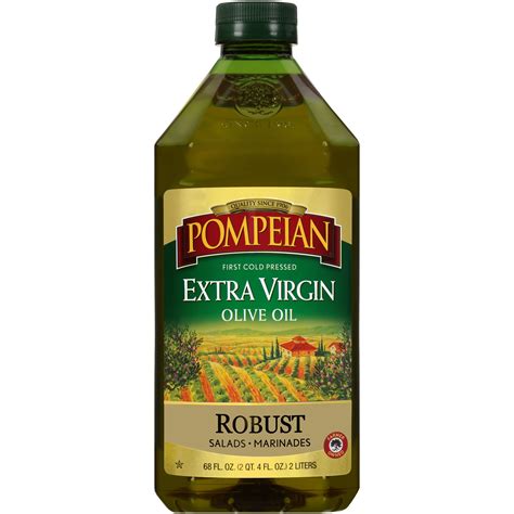 pompeian robust extra virgin olive oil 68 fl oz