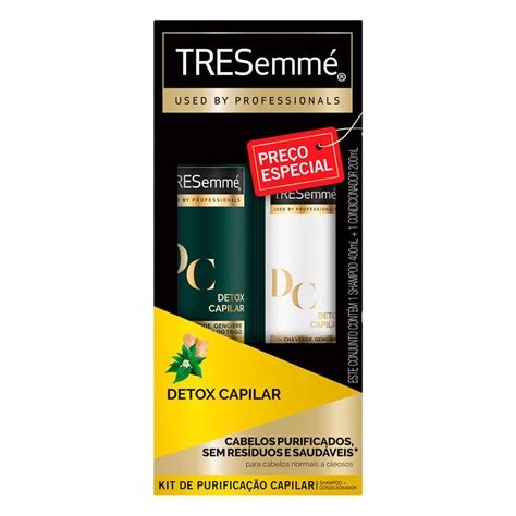 Kit Tresemmé Detox Capilar Unilever Farma Direta