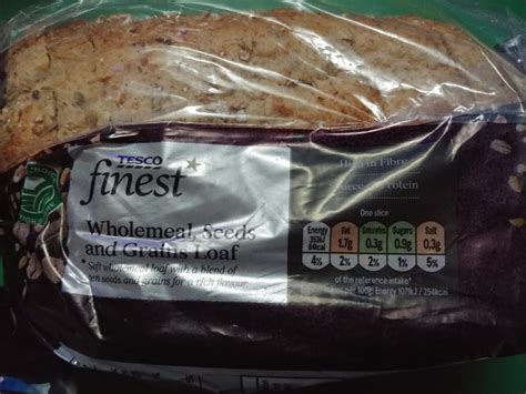 Tesco Finest Wholemeal Seeds And Grains Loaf 400g Olio