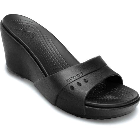 Crocs Kadee Wedge Womens Wedge Heeled Mules Sandals From Charles