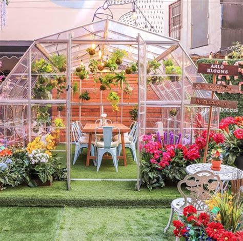 This greenroof fusion rooftop deck and garden combine the traditional planters typical of any roof or terrace garden. NYC rooftop garden greenhouse summer cocktail | Rooftop ...