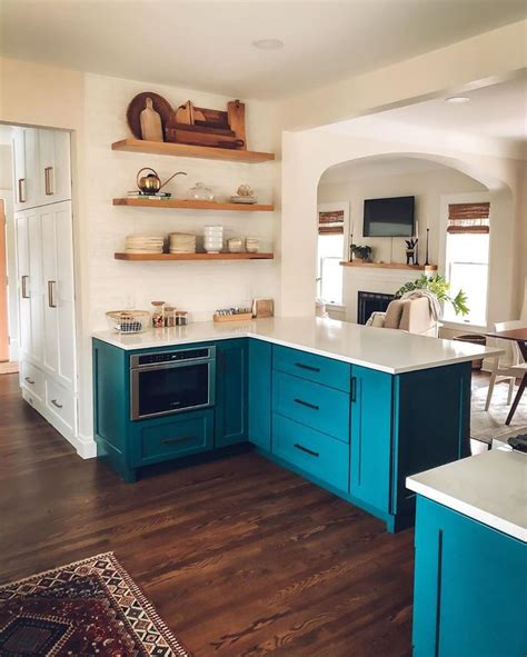 Deep Teal Kitchen Cabinets Cabinets Teal Kitchen Cabinets Teal