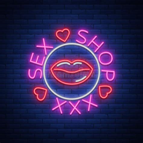 Sexual Shop Neon Sign Stock Illustrations 49 Sexual Shop Neon Sign