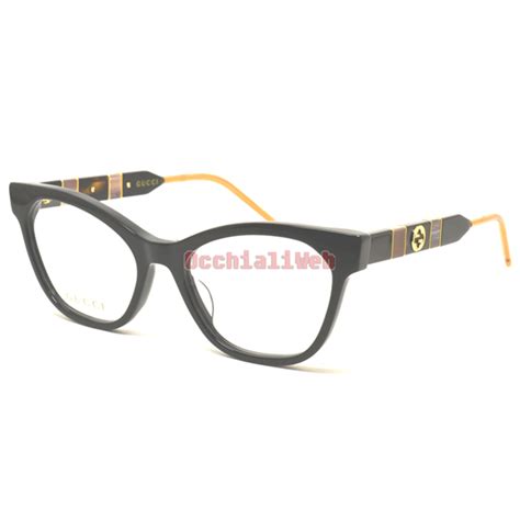 Gucci Gg 0600 O Col001 Cal54 New Occhiali Da Vista Eyeglasses 889652255583