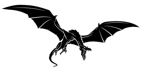 Flying Dragon Silhouette Images Browse 24447 Stock Photos Vectors