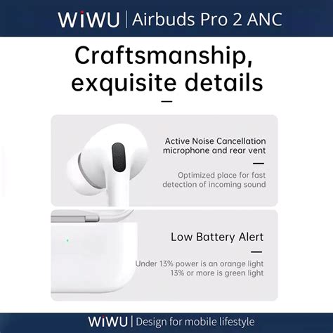 Wiwu Airbuds Pro Anc Wireless Ear Phone Price In Bangladesh Ryans