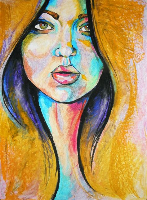 Pin By Clo On Art 2 Oil Pastel Paintings Pastel Portraits Oil