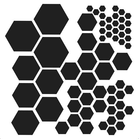 Crafters Workshop Templates Hexagons 12 X 12 At