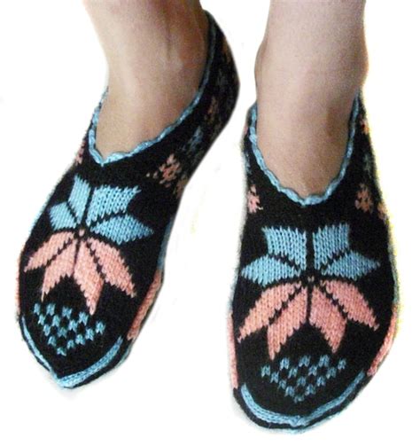 Turkish Slippers Hand Knitted Female Slippers By Galapagospg