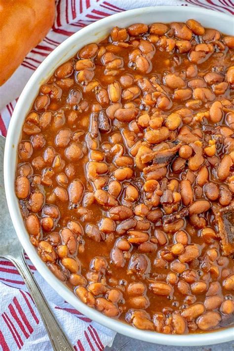 Dried great northern beans, broth, onions, garlic and rosemary spring. Slow Cooker Boston Baked Beans Recipe • Food, Folks and Fun