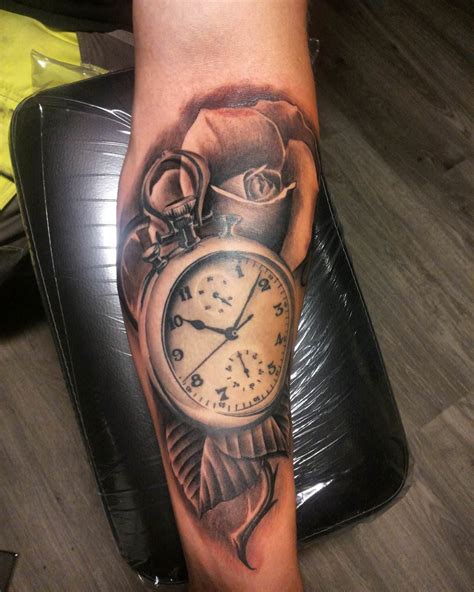 Mechanical Clock Tattoo