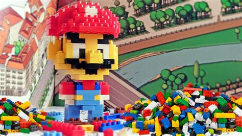 Lego Pixel Art How To Make Super Mario With Lego Pixelart Youtube