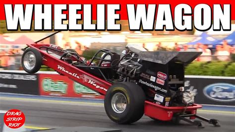 2011 Super Chevy Show Wheelstanders Drag Racing Wheelie Wagon Video