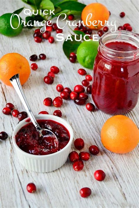This sauce is ready in 10 minutes! Quick Orange Cranberry Sauce | Recipe | Cranberry sauce ...