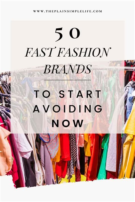 A Comprehensive List Of Fast Fashion Brands To Avoid In 2023