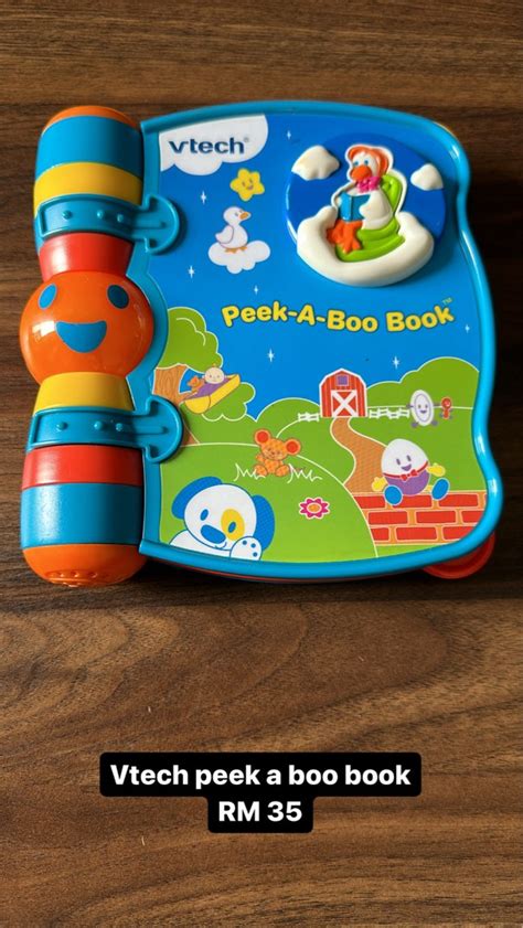 Vtech Peek A Boo Book Babies And Kids Infant Playtime On Carousell