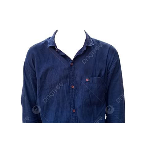 Formal Shirt Clipart Transparent Background Dark Blue Formal Shirt