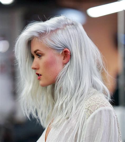 Instagram Photo By Jordancarrolldavid Bleach Blonde Hair Silver