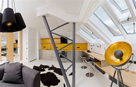Cool Small Attic Loft Apartment With Minimalist Design Idesignarch