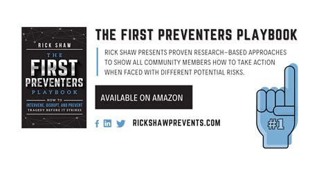 First Preventers Playbook Rick Shaw