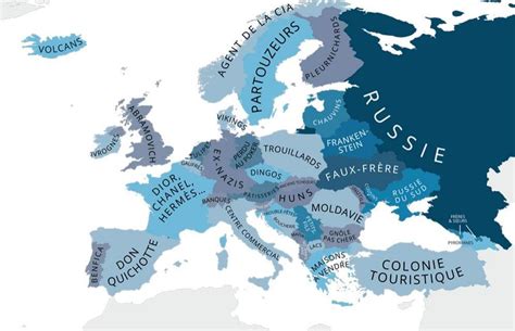 La Russie Fait Partie De L Europe - "L'Atlas des préjugés" ou caricaturer les clichés pour mieux les tordre