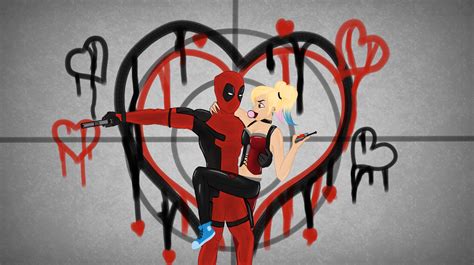 Deadpool And Harley Quinn Crazy Love By Bre Nay Nay On