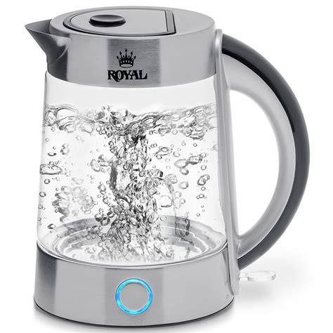 kettle electric cordless water tea boiling glass bpa stainless steel fast pot 7l zeppoli finish heater amazon