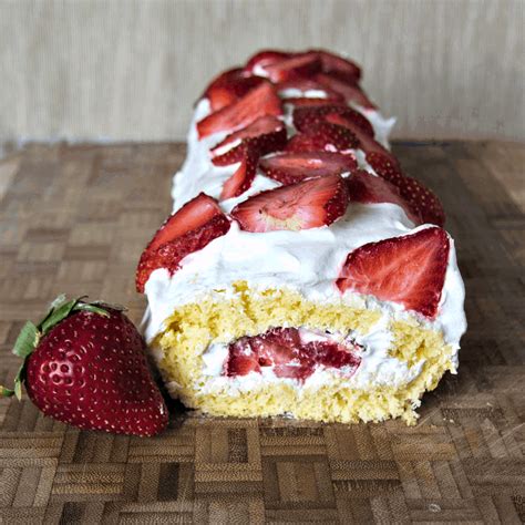 Strawberry Shortcake Roll Upstate Ramblings