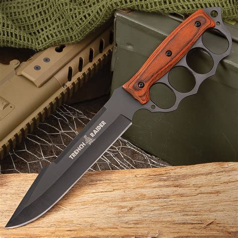 Trench Raider Fixed Blade Knife With Sheath