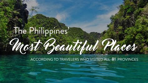 The Most Beautiful Places In Philippines Jeraldlyn Caronongan