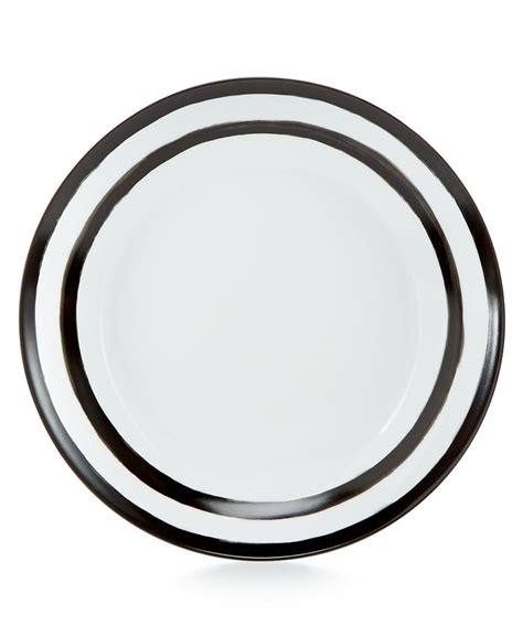 Martha Stewart Collection Dinnerware Collection Black Dinner Plate