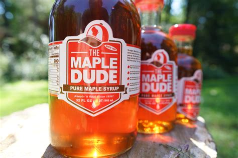 maple syrup the maple dude maple syrup pouch wisconsin packet