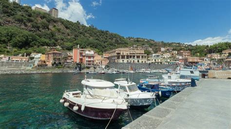 Sea Port Boats And Houses In Sicily Stock Photo Image Of Island