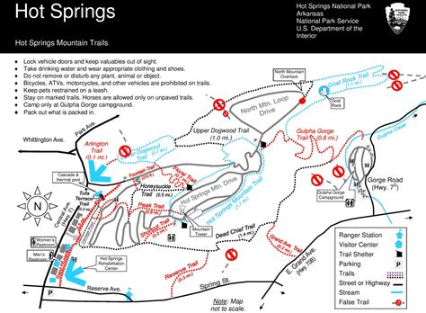 Wyoming Hot Springs State Park Map