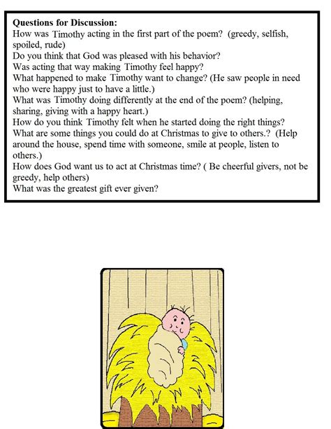 Christmas Sunday School Lesson