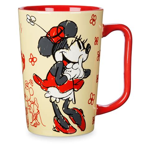 Disney Coffee Cup Minnie Mouse Model Sheet Mug
