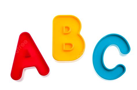 Plastic Letters Abc Abc Elementary Yellow Childhood Png Transparent