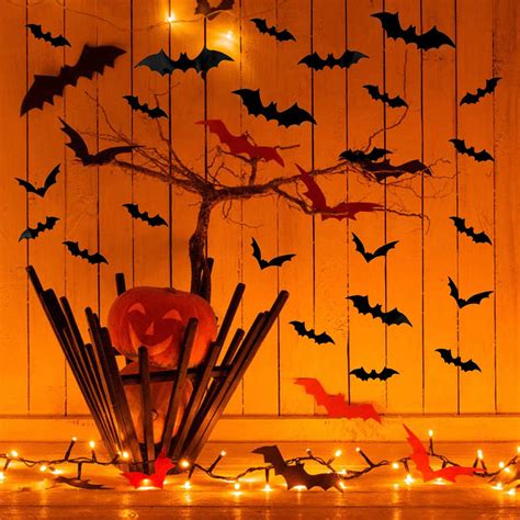 Diy Haunted House Halloween Bat Wall Stickers Inspire Uplift