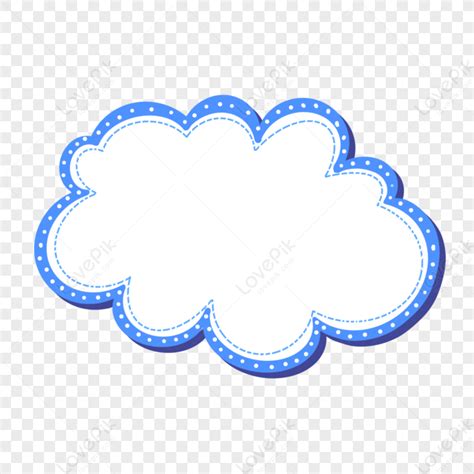 Cloud Border Cloud Clouds Borders Title Box Png Transparent