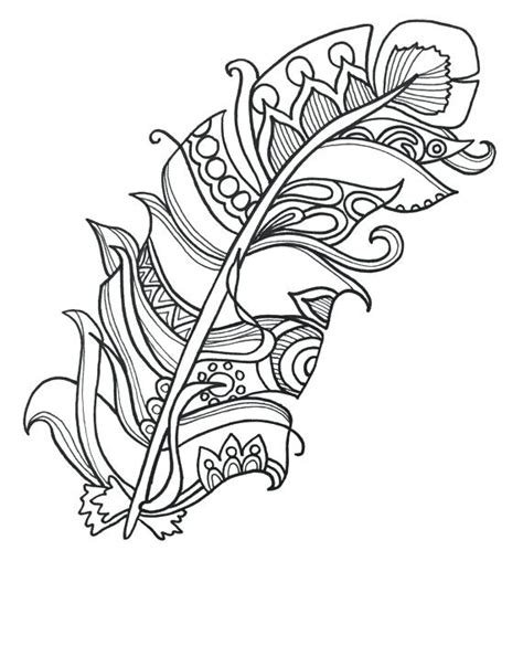 Push pack to pdf button and download pdf coloring book for free. Bird Feather Coloring Pages at GetColorings.com | Free ...