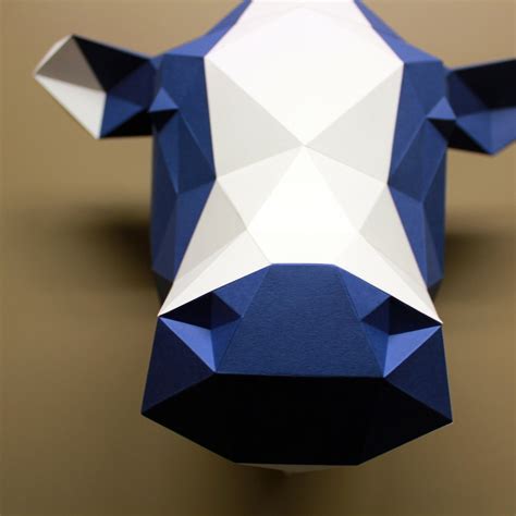 Phoebe The Cow Diy Paper Craft Animal Kit Resident