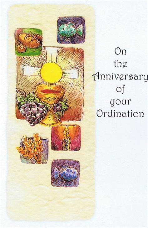 On The Anniversary Of Your Ordination Card Chalice