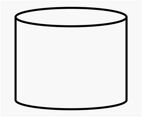 Transparent Cylinder Clipart Black And White Cylinder Clipart Black