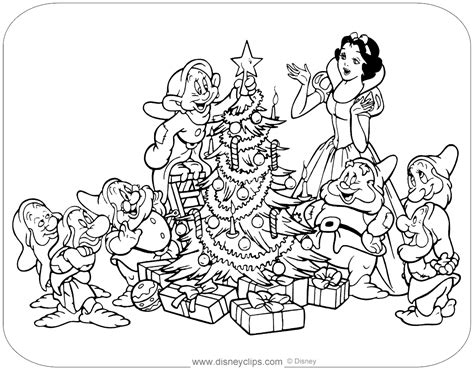 Grab as many disney christmas coloring pages from the gallery for a snowy day. Disney Christmas Coloring Pages (7) | Disneyclips.com