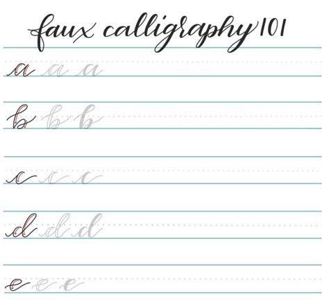 Learn Calligraphy Calligraphy Practice Sheets Handwriting Sheets