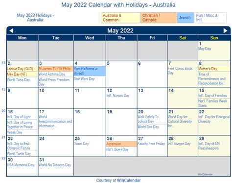 Free Printable May 2022 Calendar With Holidays Printable May 2022