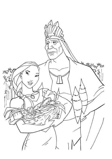 Colorings help to develop imagination, motor skills, and creativity for kids, and to protect from the adults from stress. Pocahontas Coloring Pages