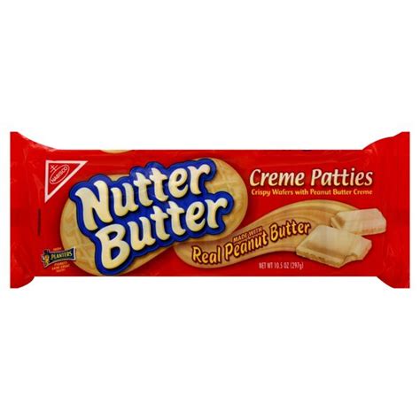 4 nutter butter cookies (peanut shape). Nutter Butter Creme patties, 10.5 oz (297 g) - Food ...