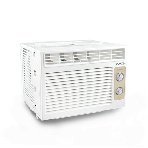 If the size of your room is less than 150 square feet, you should choose an air conditioner that has a 5000 btu cooling capacity. Commercial Cool 5,000 BTU Window Air Conditioner.